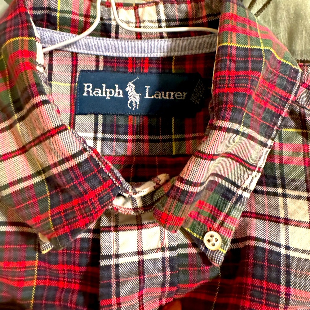 Ralph Laren Small Plaid Shirt